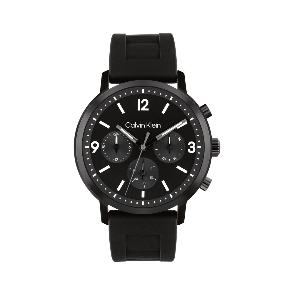 Men Black 44mm Watch