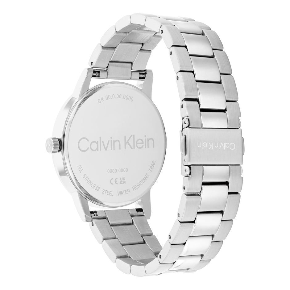 Men Ck Linked White Watch