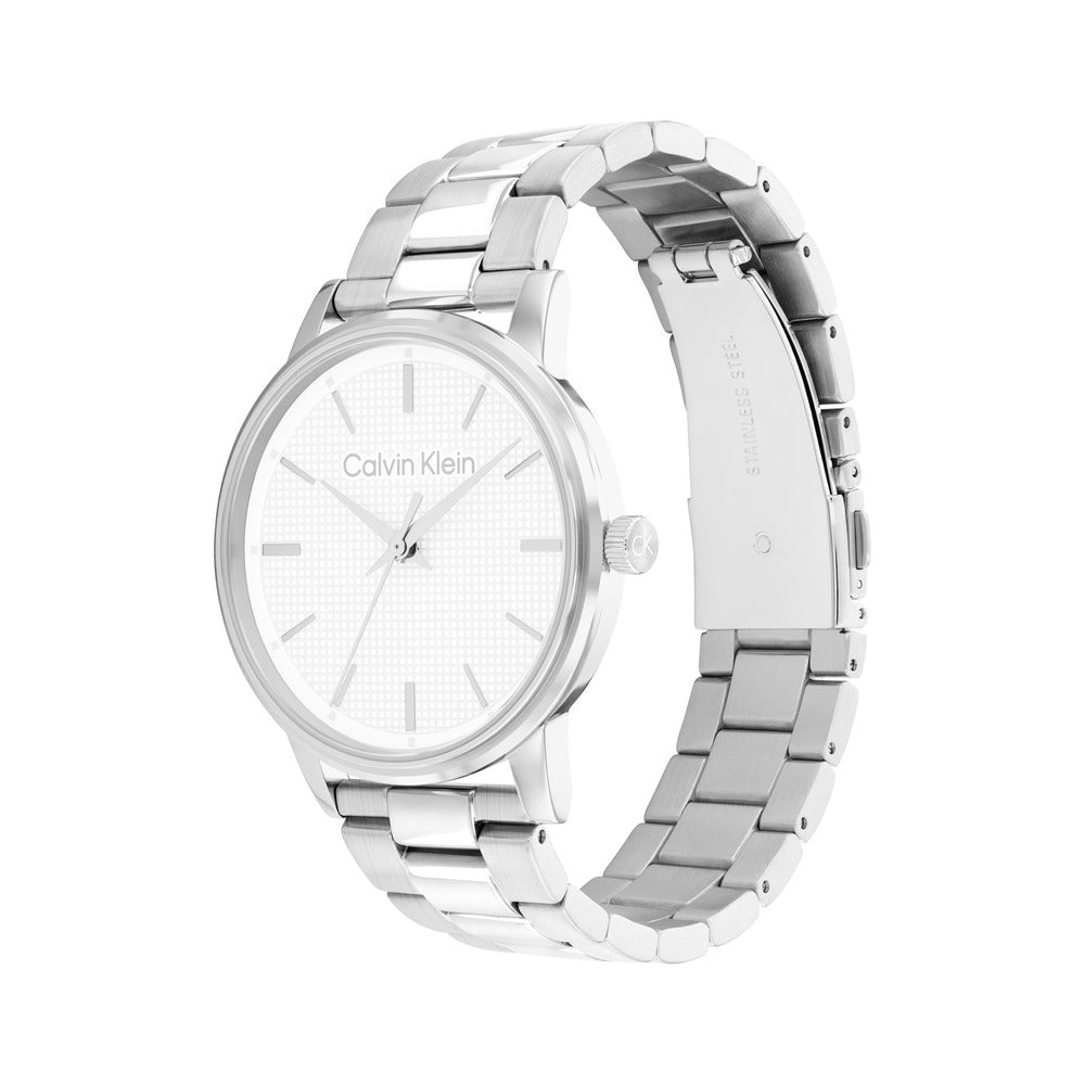Men Ck Linked White Watch