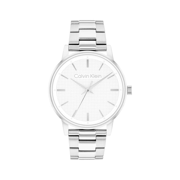 Men Ck Linked White Watch