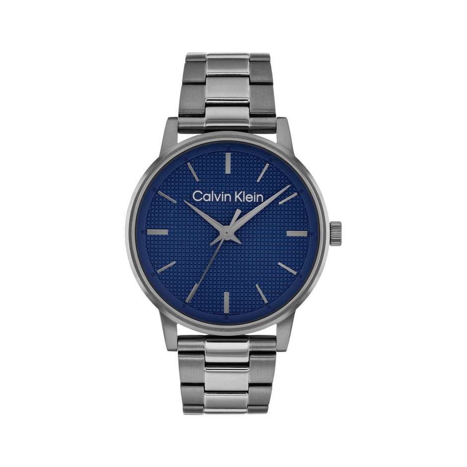 Men Ck Linked Blue Watch