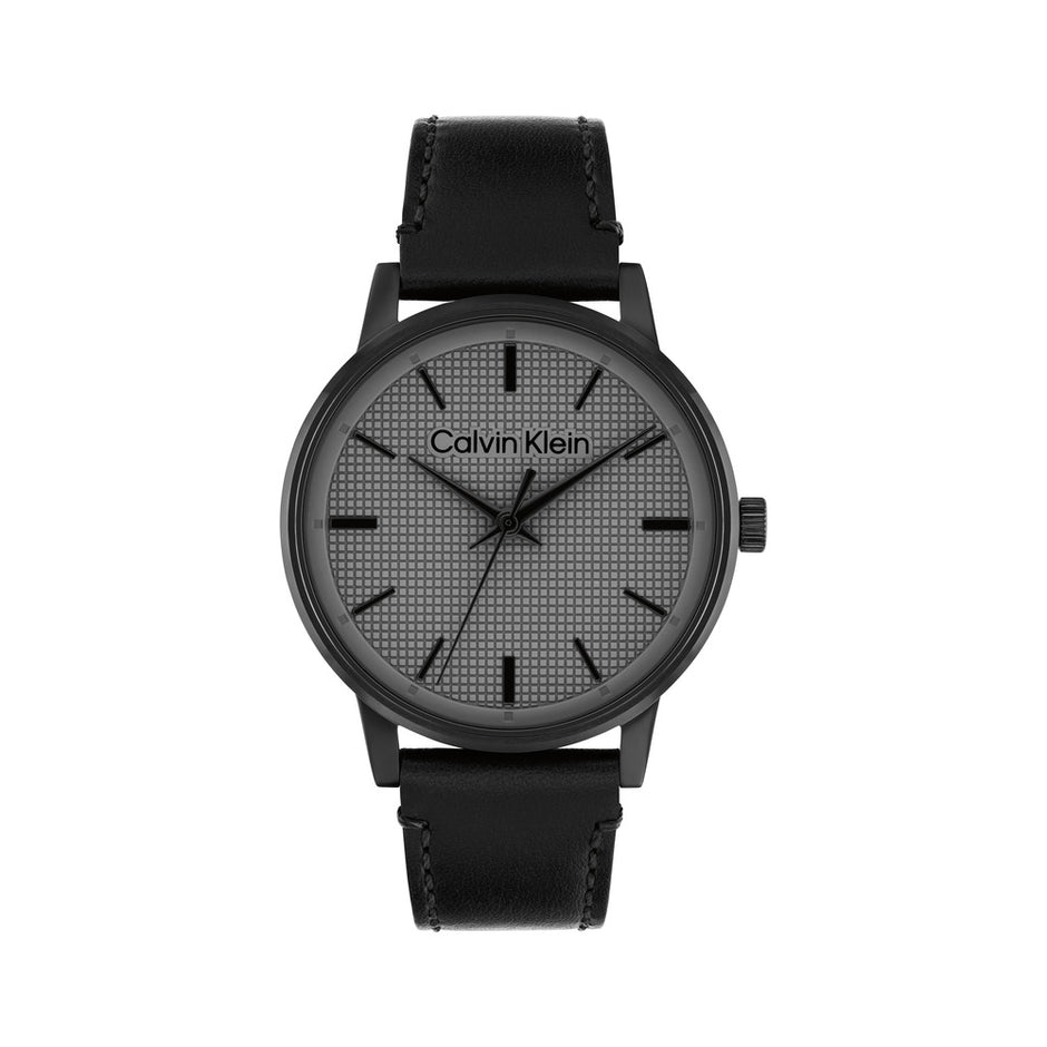 Men Ck Linked Cool Grey Watch