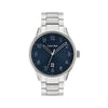 Men Minimalistic Pilot Silver Watch