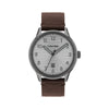 Men Minimalistic Pilot Brown Watch