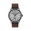 Men Minimalistic Pilot Brown Watch