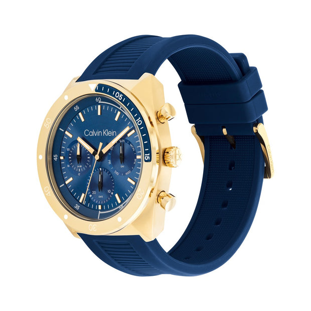 Men Ck Flex Blue Watch