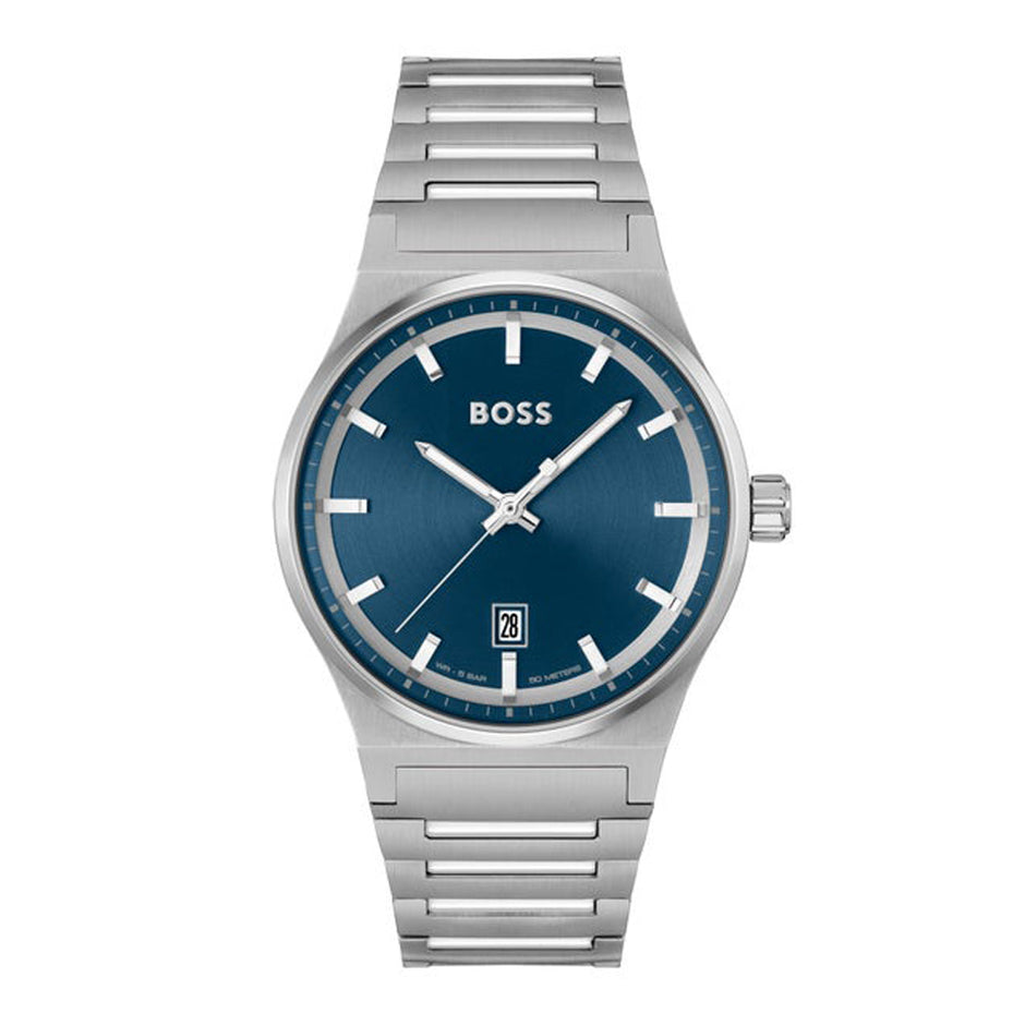 Cando Men Blue Quartz/Analog Watch