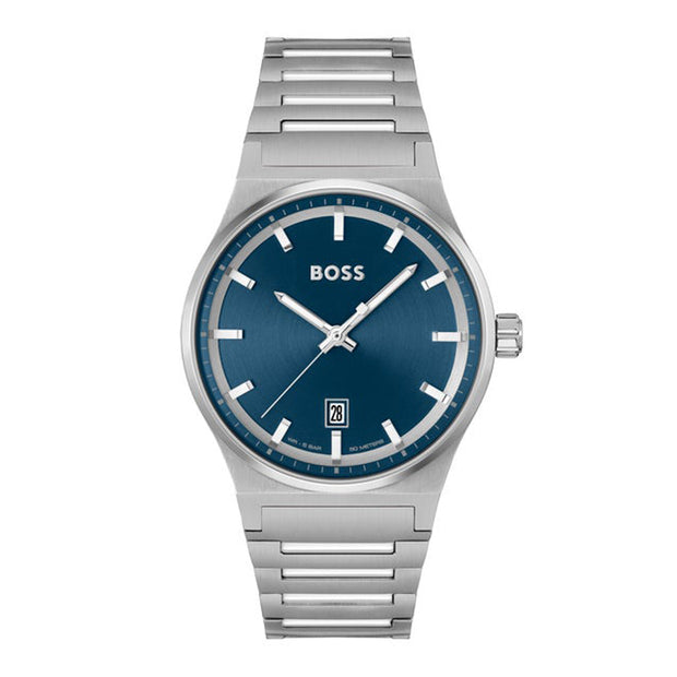 Cando Men Blue Quartz/Analog Watch