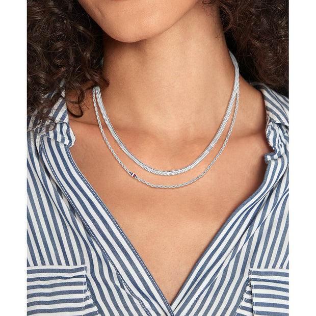 قلادة نسائية متعددة الطبقات