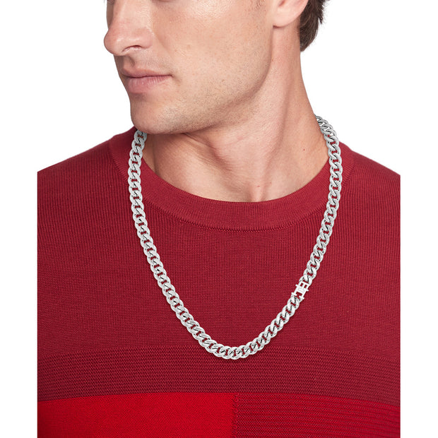 Men Th85 Chain Silver Necklace
