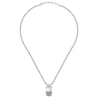 Men Maserati Silver Necklace