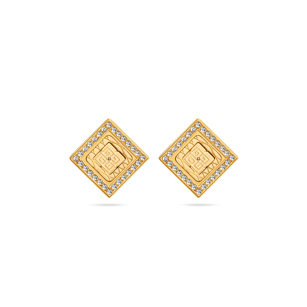 Eva Gold Plated Earrings