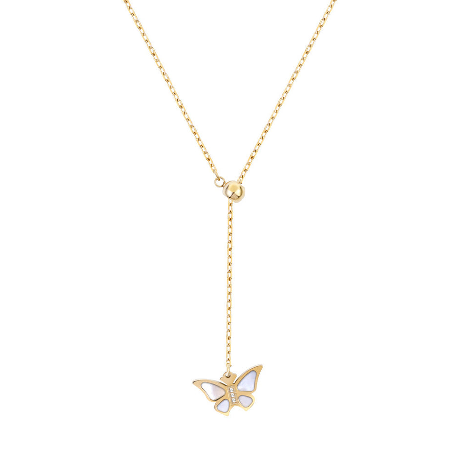 Women Bettina ButterFly Golden Necklace