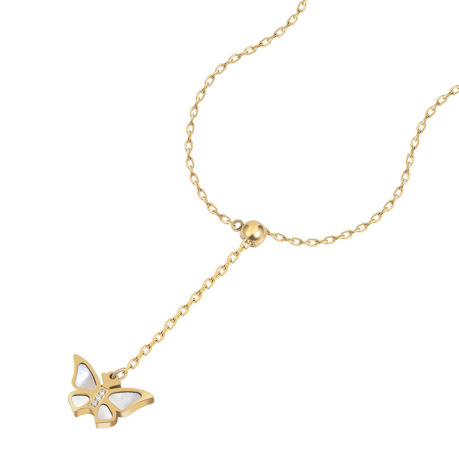 Women Bettina ButterFly Golden Necklace