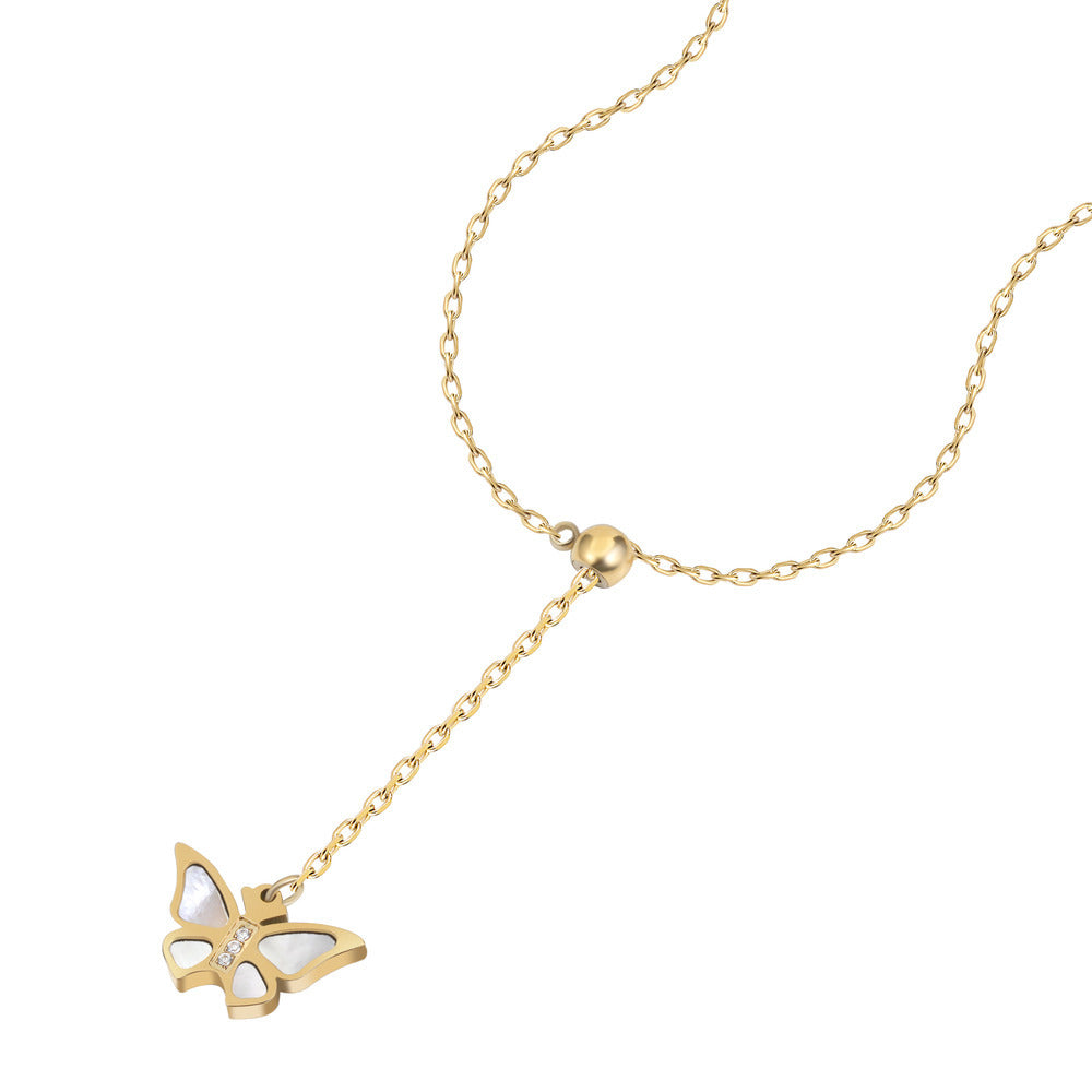 Women Bettina ButterFly Golden Necklace