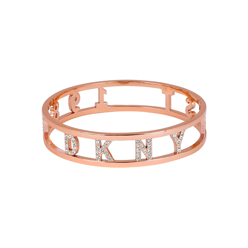 سوار نسائي من الذهب الوردي من دكني نيويورك