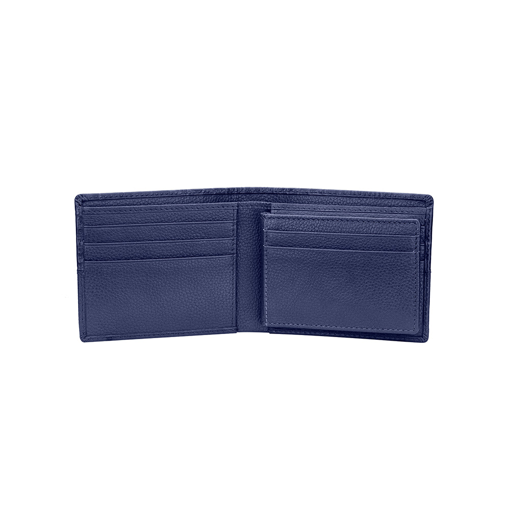 Police Men Leather Blue Wallet