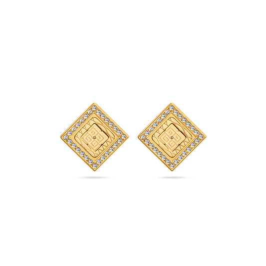 Eva Gold Plated Earrings