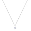 Women Solitaire Crystal Necklace