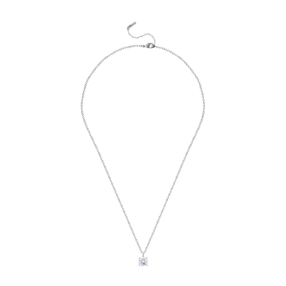 Women Solitaire Crystal Necklace