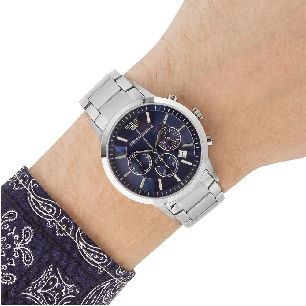 Buy EMPORIO ARMANI AR11362 Water-Resistant Chronograph Watch | Color Men |  AJIO LUXE