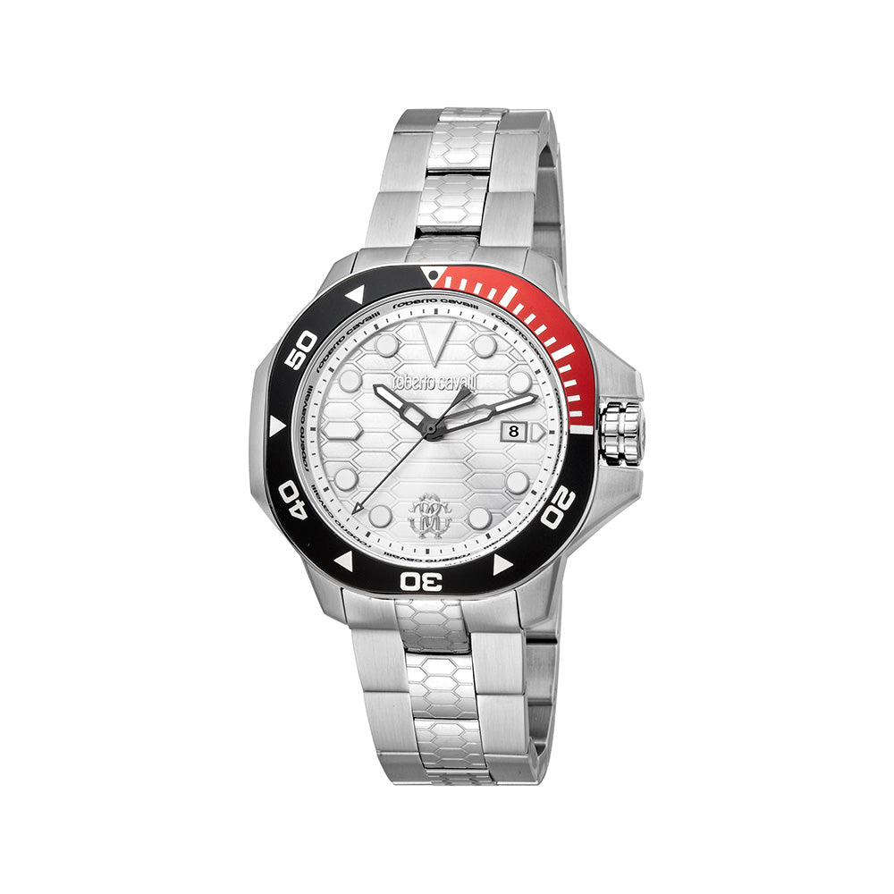 Spiccato Men Silver Stainless Steel Watch