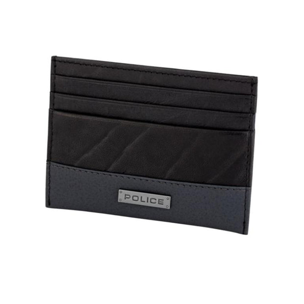 Men Police Black Card Holder