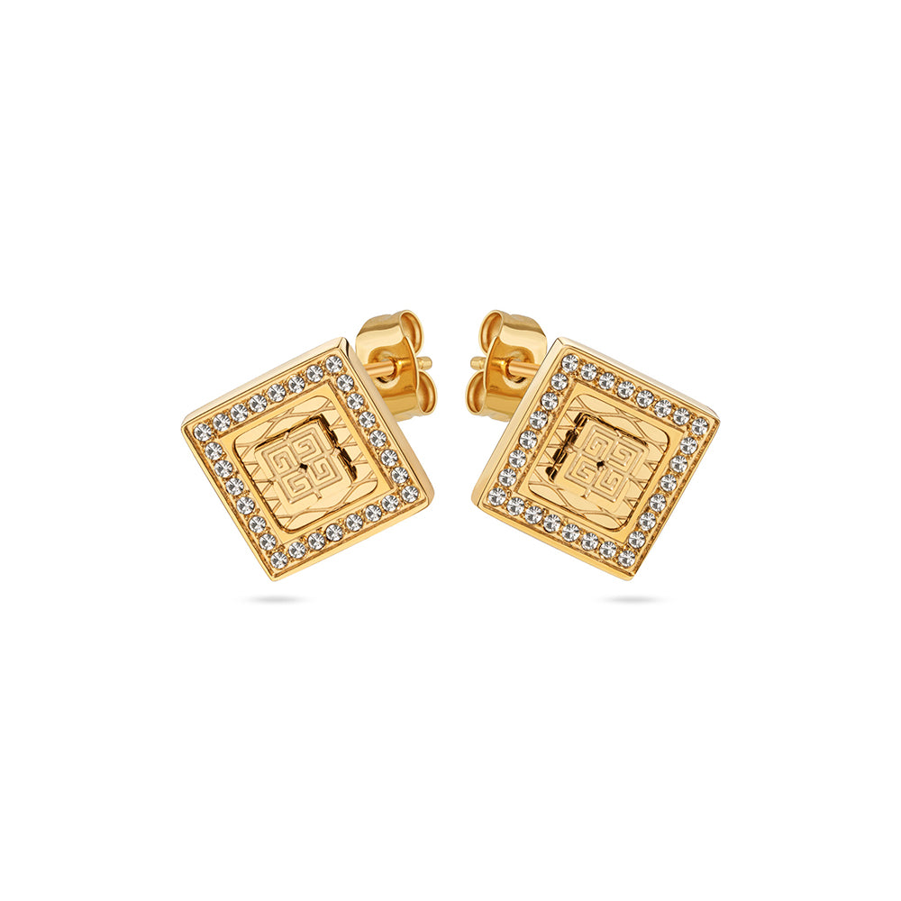 Eva Gold Plated Earrings