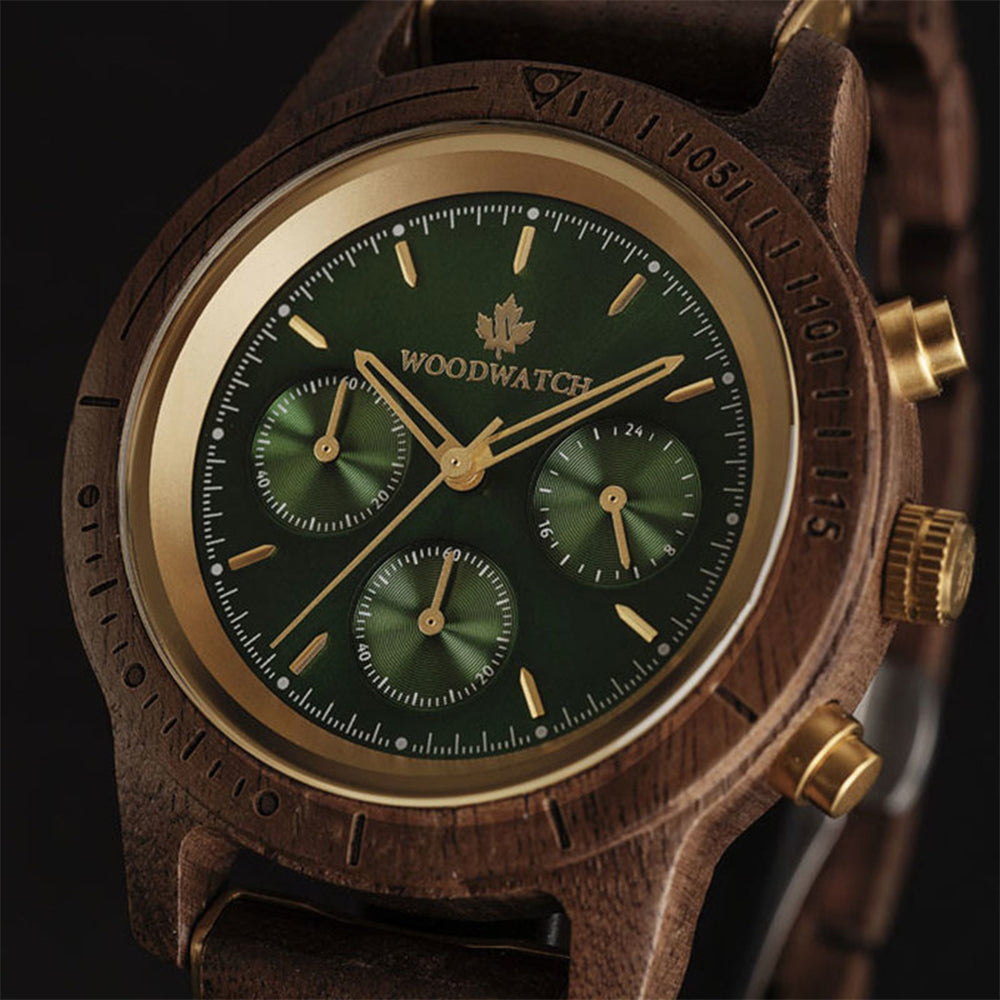 Chronus Emerald Gold Men Chronograph Watch