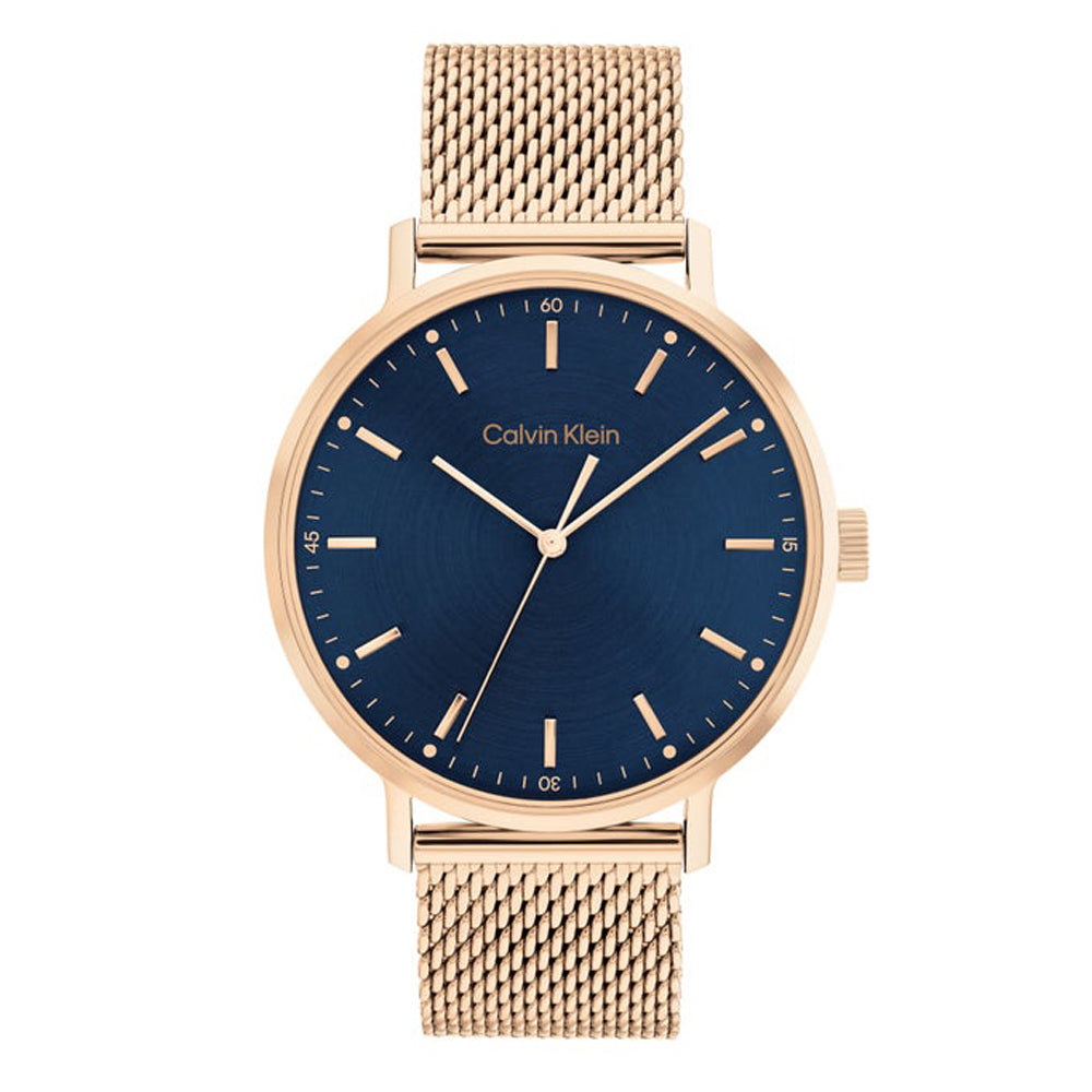 Modme Men Blue Quartz/Analog Watch