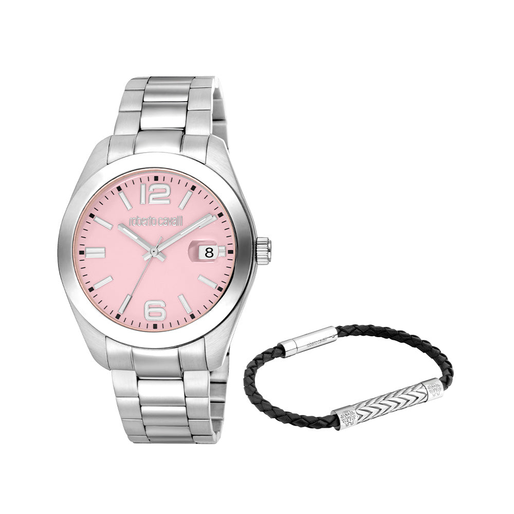 Sveglio Men Pink Stainless Steel Watch