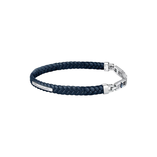 Men Blue Braided Bracelet