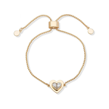 Women Heart Slider Bracelet