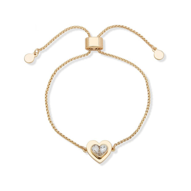 Women Heart Slider Bracelet