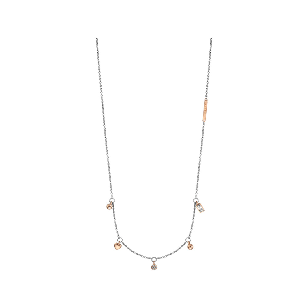 Slice Women Two Tone Necklace