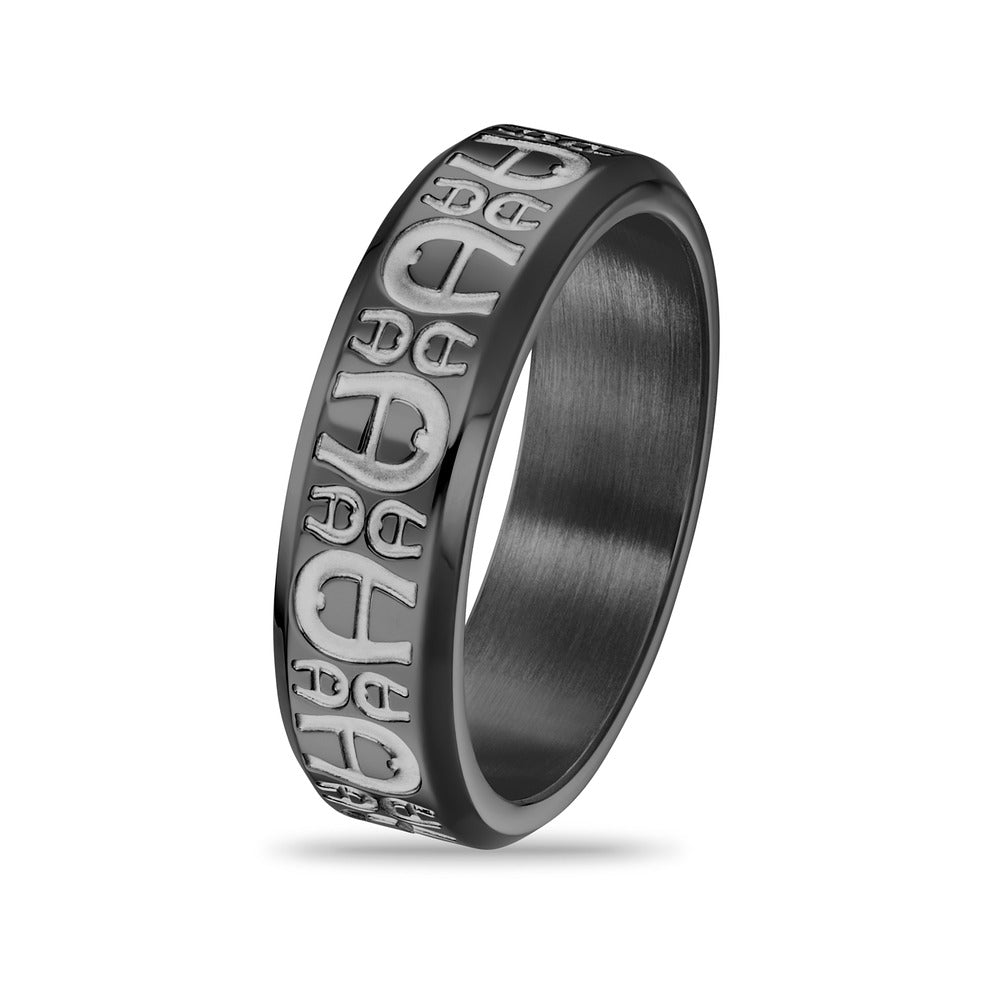 Men Black Ring
