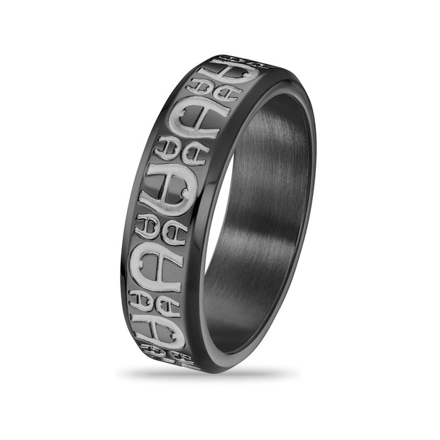 Men Black Ring