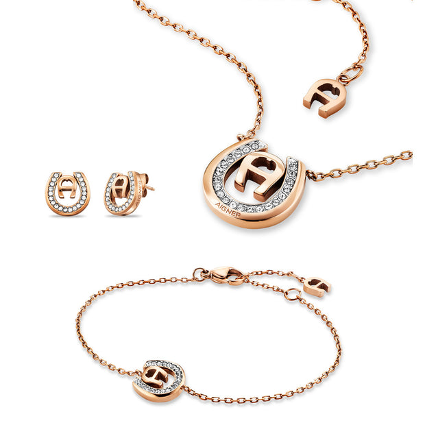 Women Rose Gold Jewelry Set