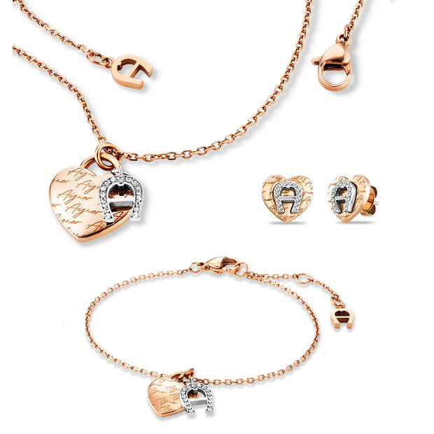 Women Rose Gold Jewelry Sets