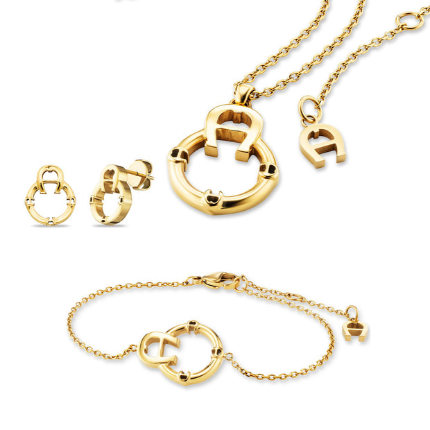 Women Nicoletta Golden Jewelry Set