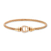 Women Alessandra Rose Gold Bangle