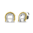 Women Luna Two Tone Earrings