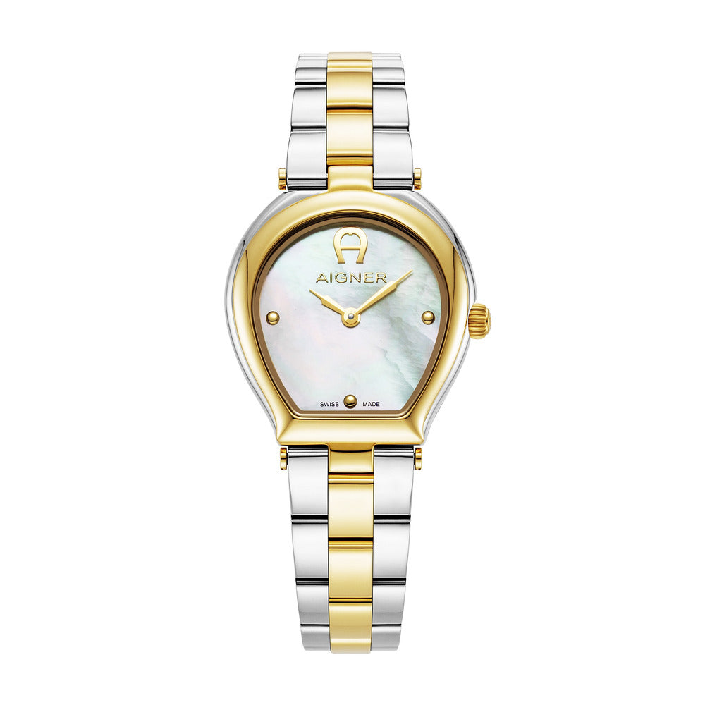 Trani Women 30mm Stainless Steel Gold Strap Watch