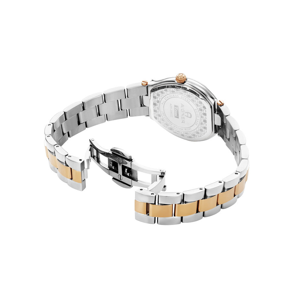 Women Trani Silver/Rose Gold 30mm Watch