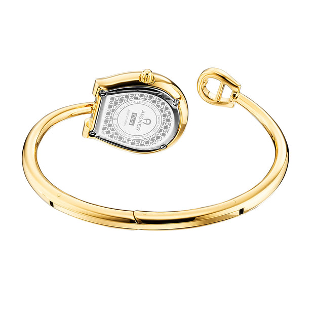 Women Flora Large Golden Watch