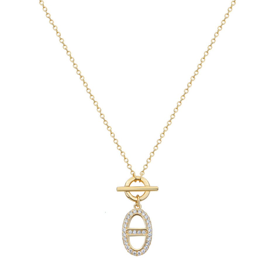 Women Long Gold Necklace