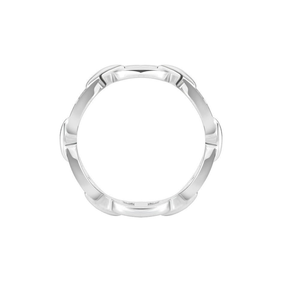 Women White Ring