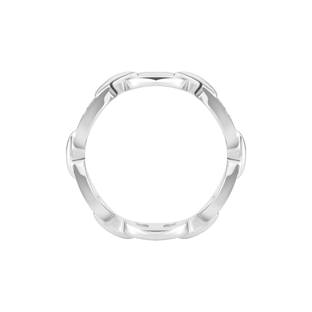 Women White Ring