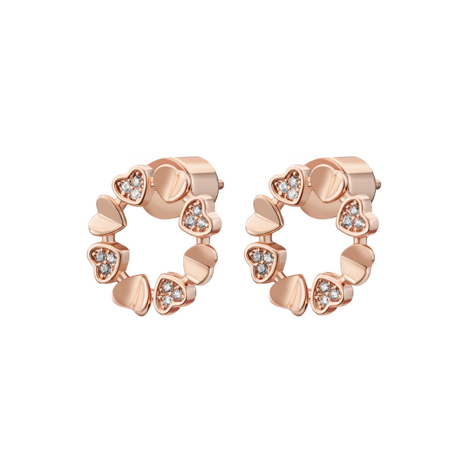 Women Rose Gold Earring