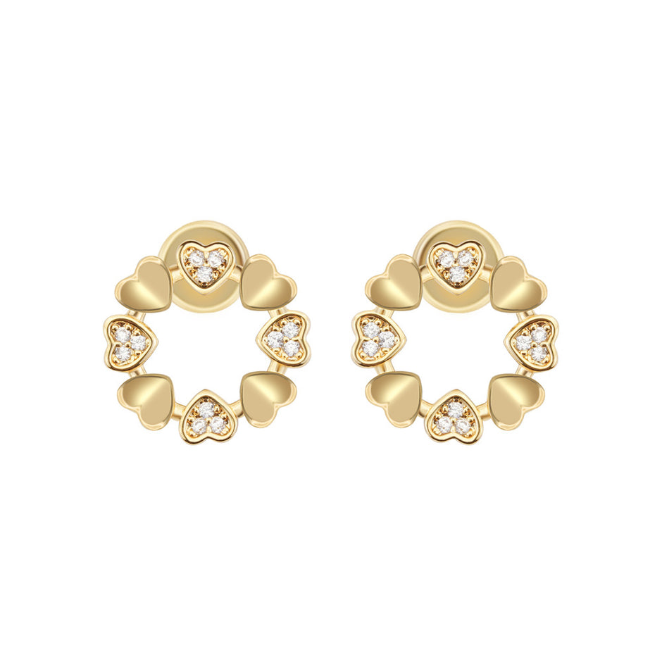 أقراط ذهبية للنساء